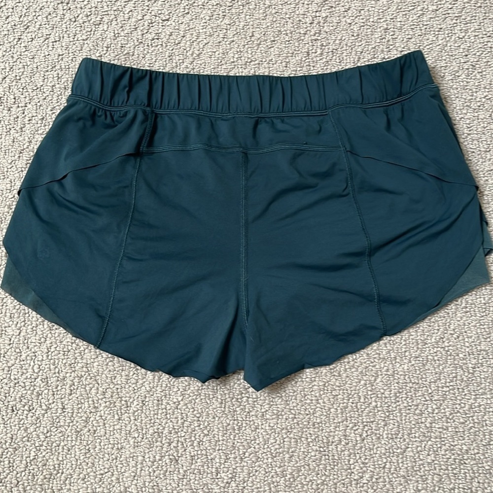 Lululemon Teal Homestretch shorts - Picture 4 of 9
